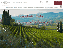 Tablet Screenshot of hotelvilladelquar.it